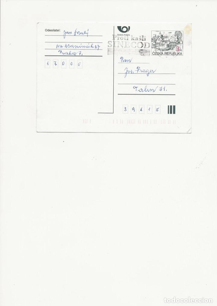 Sellos: TARJETA POSTAL REP&Uacute;BLICA CHECA - Foto 1