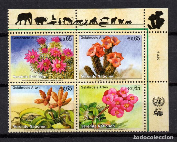 Briefmarken: NACIONES UNIDAS VIENA 649/52** - A&Ntilde;O 2010 - FLORA - PLANTAS EN PELIGRO DE EXTINCION
