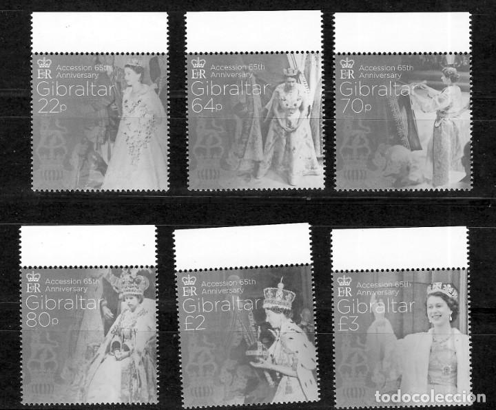 Sellos: GIBRALTAR N&ordm; 1774 al 1779 (**) - Foto 1