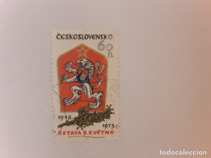 Sellos: CESKOSLOVENSKO SELLO USADO - Foto 1
