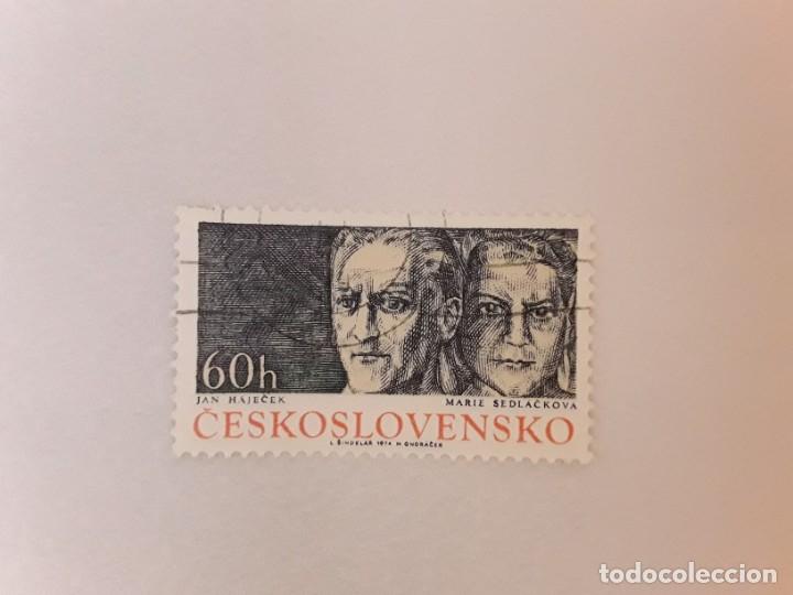 Sellos: CESKOSLOVENSKO SELLO USADO - Foto 1