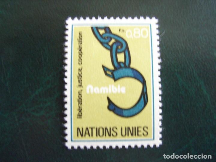 Sellos: NACIONES UNIDAS GINEBRA N&ordm; YVERT 75*** A&Ntilde;O 1978.NAMIBIA,LIBERACION, JUSTICIA Y COOPERACION