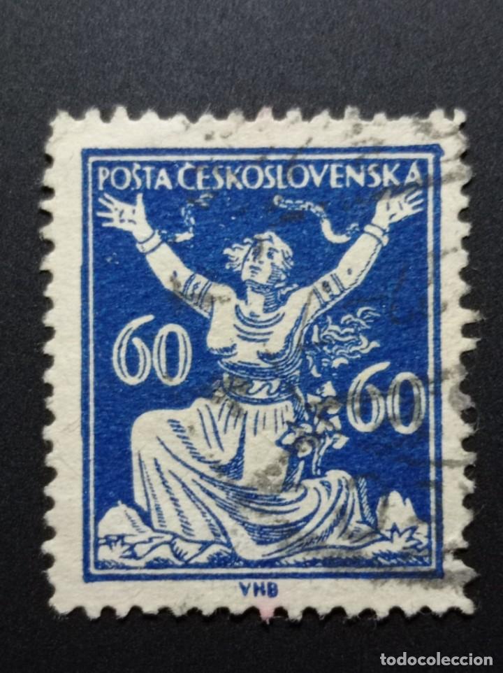 Selos: SELLO CHECOSLOVAQUIA. LA REP&Uacute;BLICA LIBERADA (60 h) DE 1920