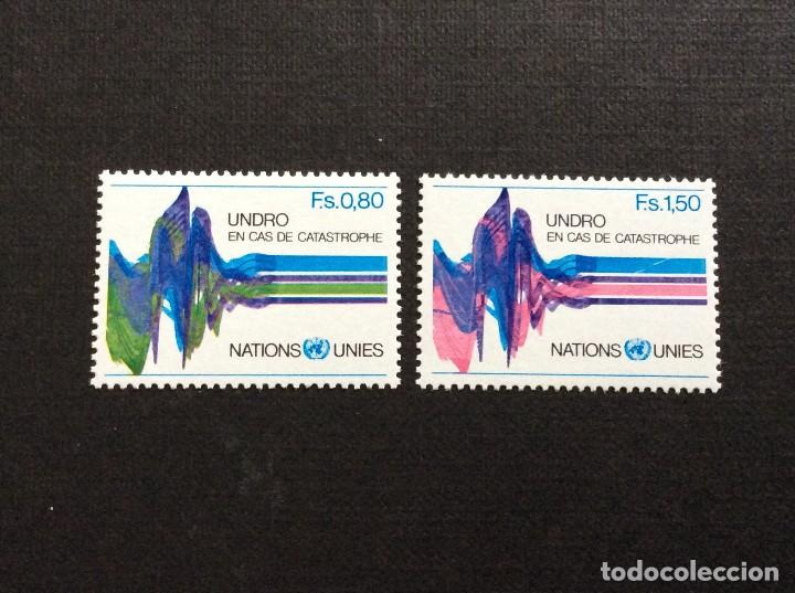 Sellos: NACIONES UNIDAS GINEBRA N&ordm; YVERT 81/2*** A&Ntilde;O 1978. UNDRO, OFIC. AYUDA CATASTROFES