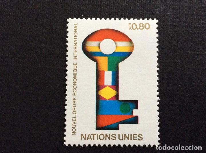 Sellos: NACIONES UNIDAS GINEBRA N&ordm; YVERT 88*** A&Ntilde;O 1980. NUEVO ORDEN ECONOMICO INTERNACIONAL