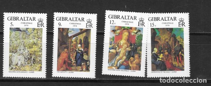 Sellos: GIBRALTAR N&ordm; 384 al 387 (**) - Foto 1