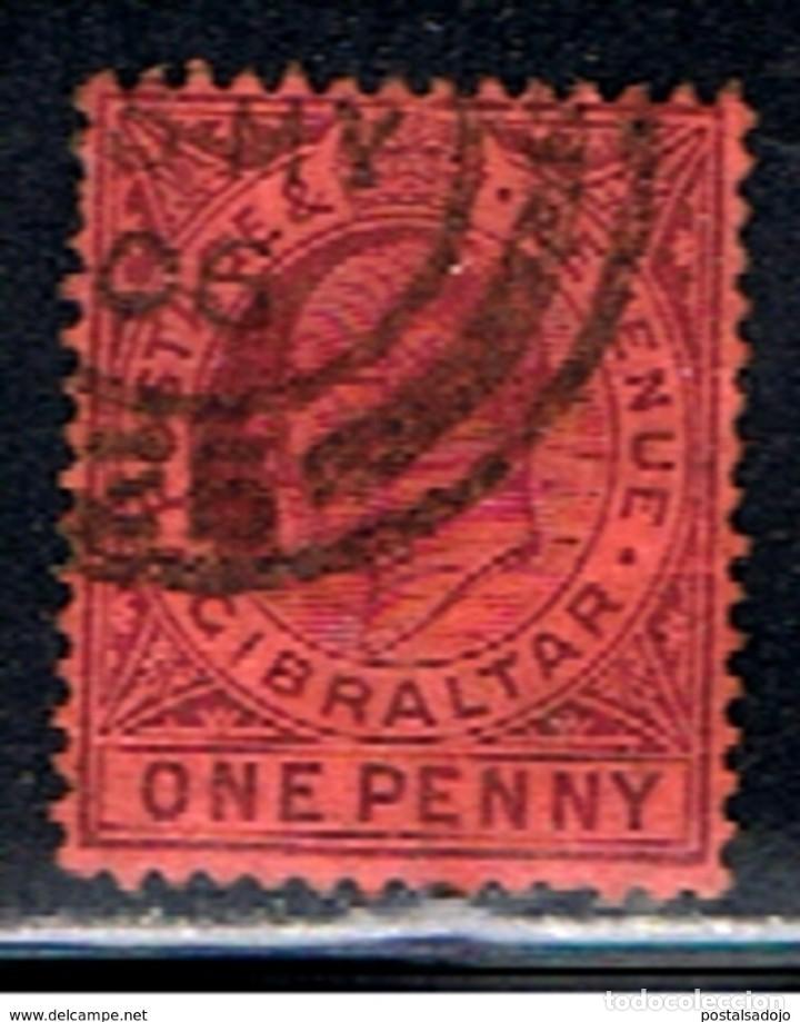 Sellos: GIBRALTAR // YVERT 38 // 1903 ... USADO - Foto 1