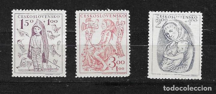 Selos: CHECOSLOVAQUIA N&ordm; 484 AL 486 (**)