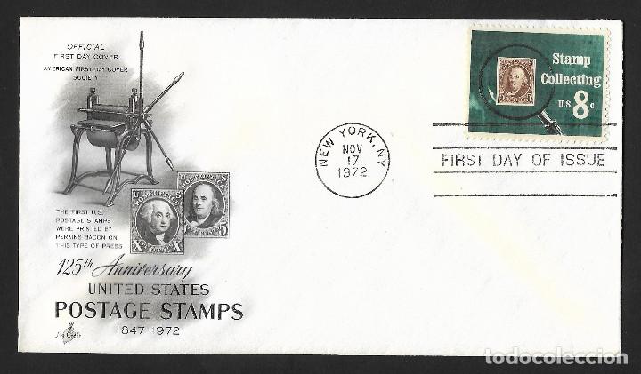 Selos: USA Sobre Primer Dia , 125 Aniversario Sellos Postales