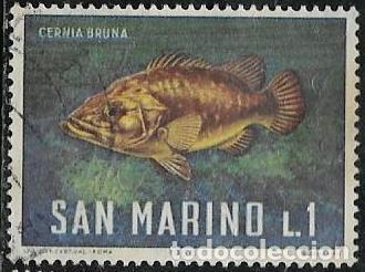 Sellos: SAN MARINO YVERT 676, FAUNA.