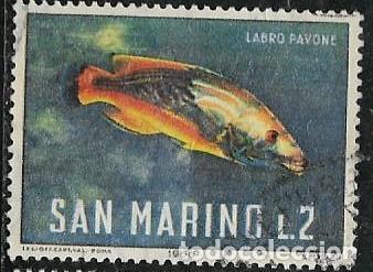 Sellos: SAN MARINO YVERT 677, FAUNA.