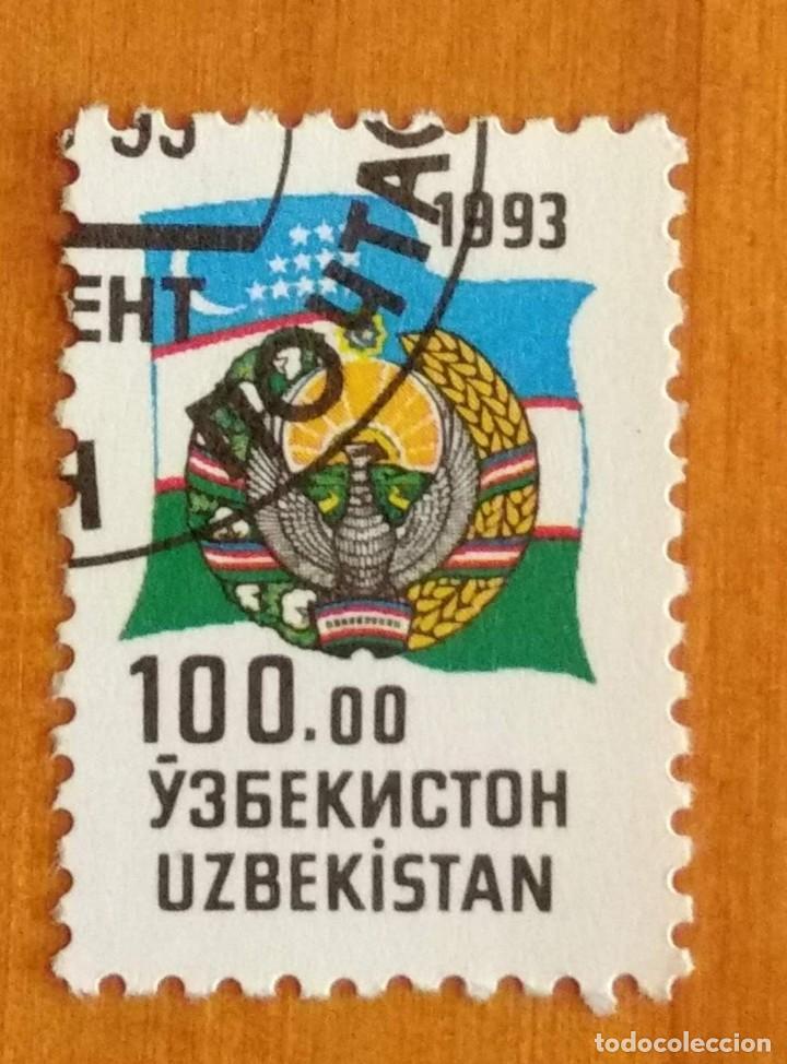 Stamps: SELLO DE UZBEKISTAN