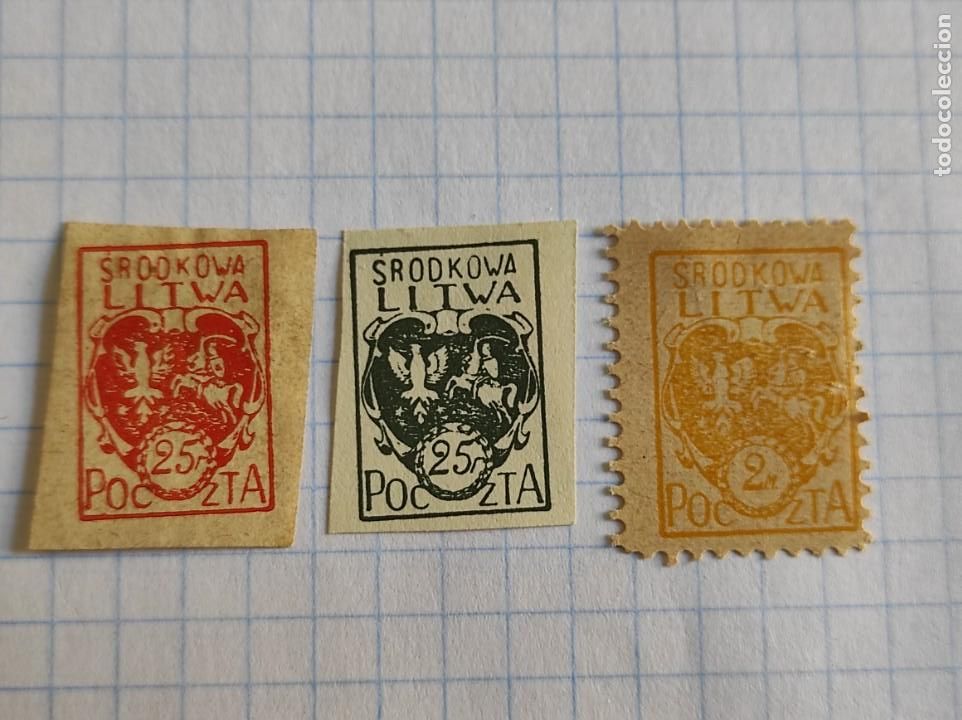 Sellos: 1920-1921 Lituania Central - Foto 1