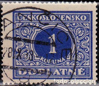 Selos: 1928 - CHECOSLOVAQUIA - SELLO DE SERVICIO - YVERT 62