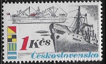 Selos: CHECOSLOVAQUIA YVERT 2799, BARCOS