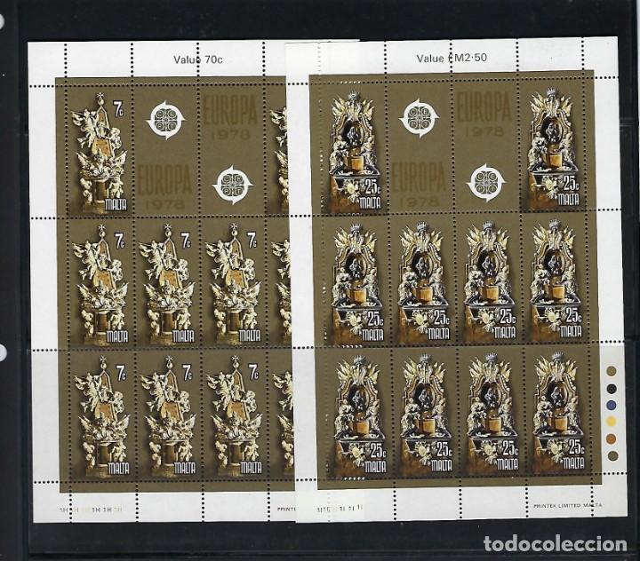 Sellos: Malta. A&ntilde;o 1978. Europa 1978. - Foto 1