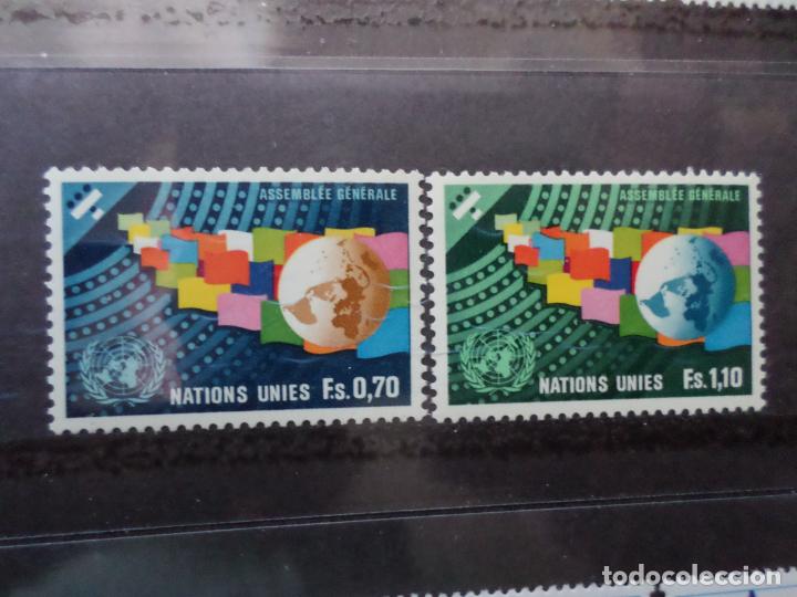 Sellos: .naciones unidas, ginebra, 1978, asamblea general de naciones unidas, Yvert 78/9