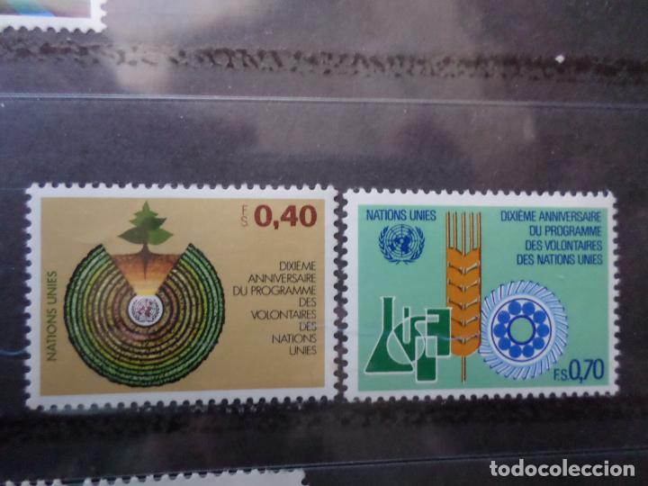 Sellos: .naciones unidas, ginebra, 1981, 10 aniv.programa de voluntarios de naciones unidas, Yvert 101/2