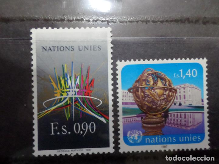 Sellos: .naciones unidas, ginebra, 1987, Yvert 152/53