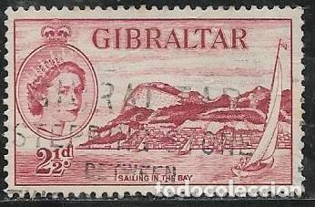 Sellos: GIBRALTAR YVERT 134, BARCOS - Foto 1