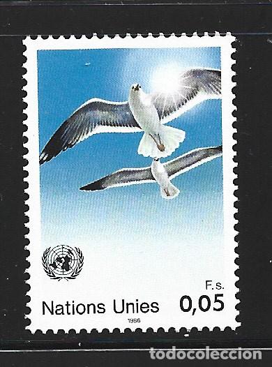 Timbres: NACIONES UNIDAS GINEBRA 138** - A&Ntilde;O 1986 - FAUNA - AVES - GAVIOTAS