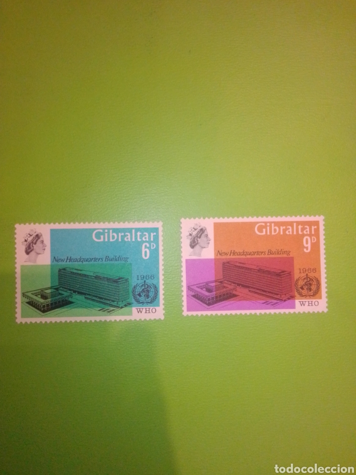 Sellos: 1966 OMS Gibraltar - Foto 1