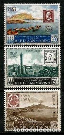 Briefmarken: SAN MARINO 3 SERIES AEREAS