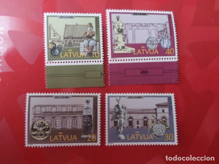 Sellos: letonia, 1998, 8 centenario de riga, Yvert 444/47 - Foto 1