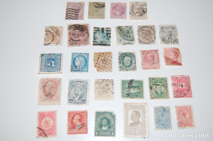 Selos: LOTE DE 28 SELLOS USADOS MUY ANTIGUOS, MAYORIA SIGLO XIX. ALTO VALOR CATALOGO.ENTRA Y LOS VES.