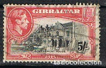 Sellos: Gibraltar 112 (a&ntilde;o 1938), Edificio del gobierno, usado - Foto 1