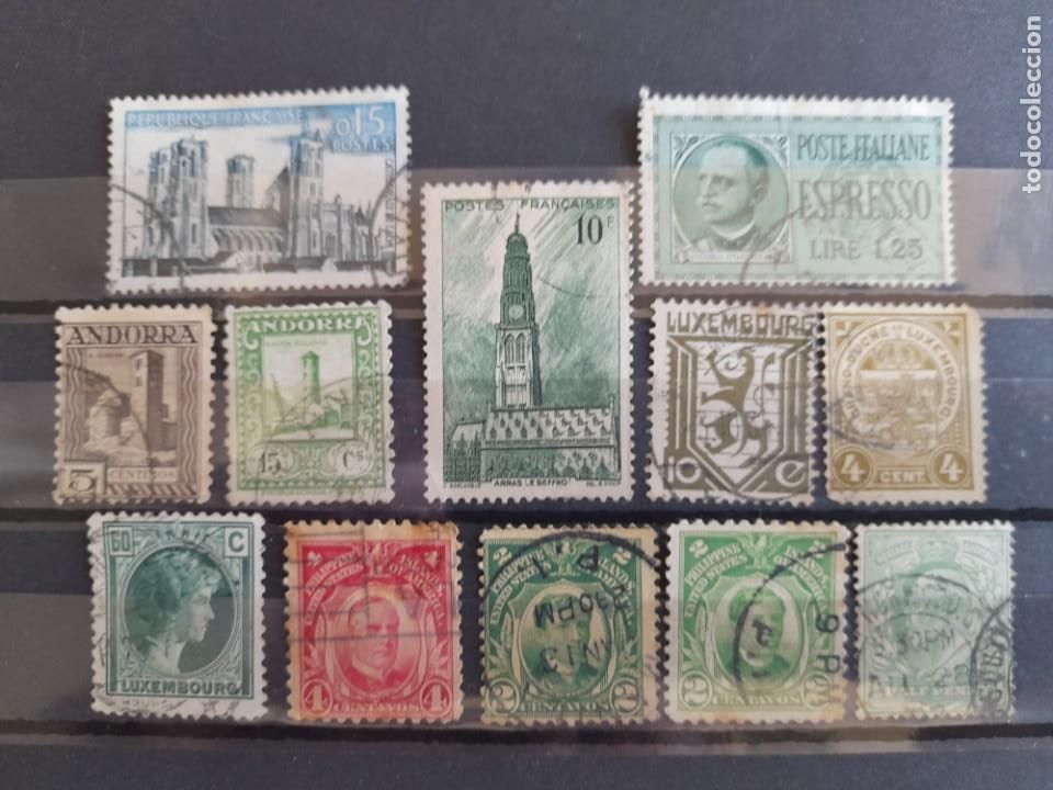 Briefmarken: Coleccion de 12 sellos de 5 paises europeos de principios y mediados del XX