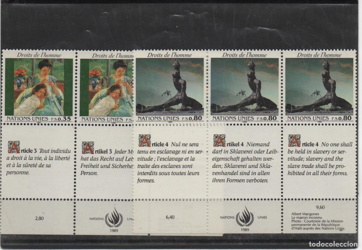 Sellos: Serie nueva completa de Naciones Unidas (Ginebra) 1989