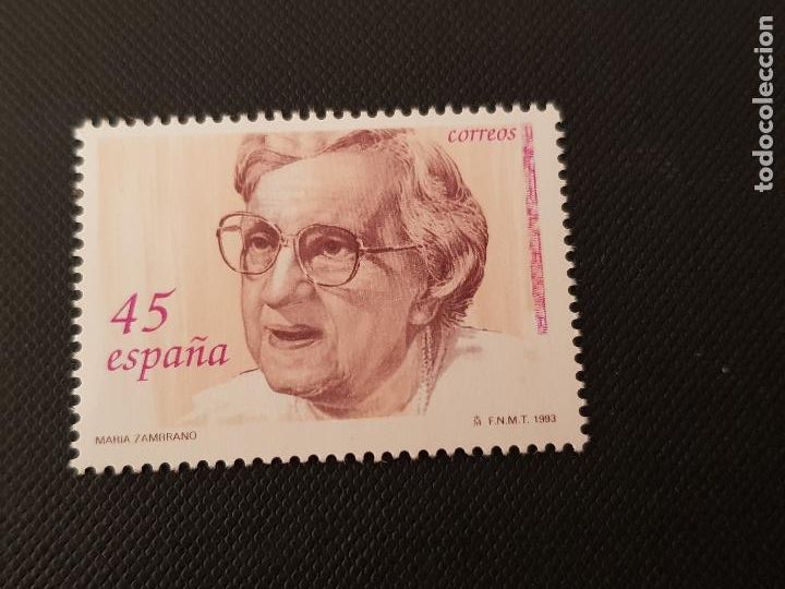 Sellos: 1993 MUJERES FAMOSAS ESPA&Ntilde;OLAS MARIA ZAMBRANO