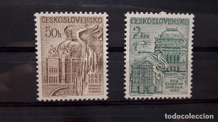 Sellos: Checoslovaquia 1983 **, Yvert 2554/2555