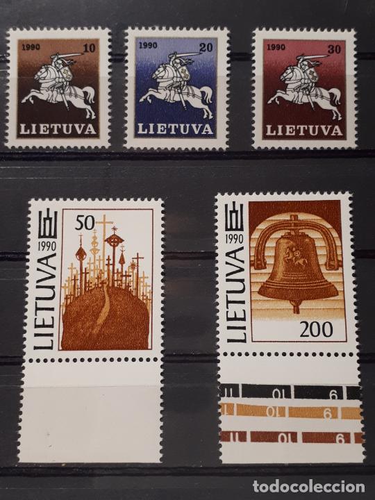Sellos: Lituania 1990 **Yvert 398/402. - Foto 1