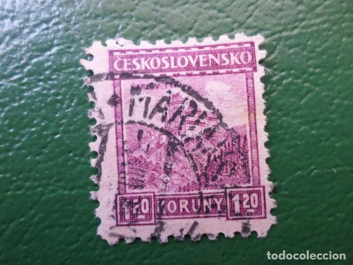 Francobolli: checoslovaquia, 1926, castillo de karluv tyn, Yvert 206