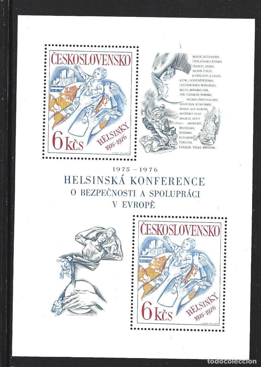 Stamps: CHECOSLOVAQUIA HB 39** - A&Ntilde;O 1976 - CONFERENCIA SOBRE LA SEGURIDAD Y COOPERACION EUROPEA