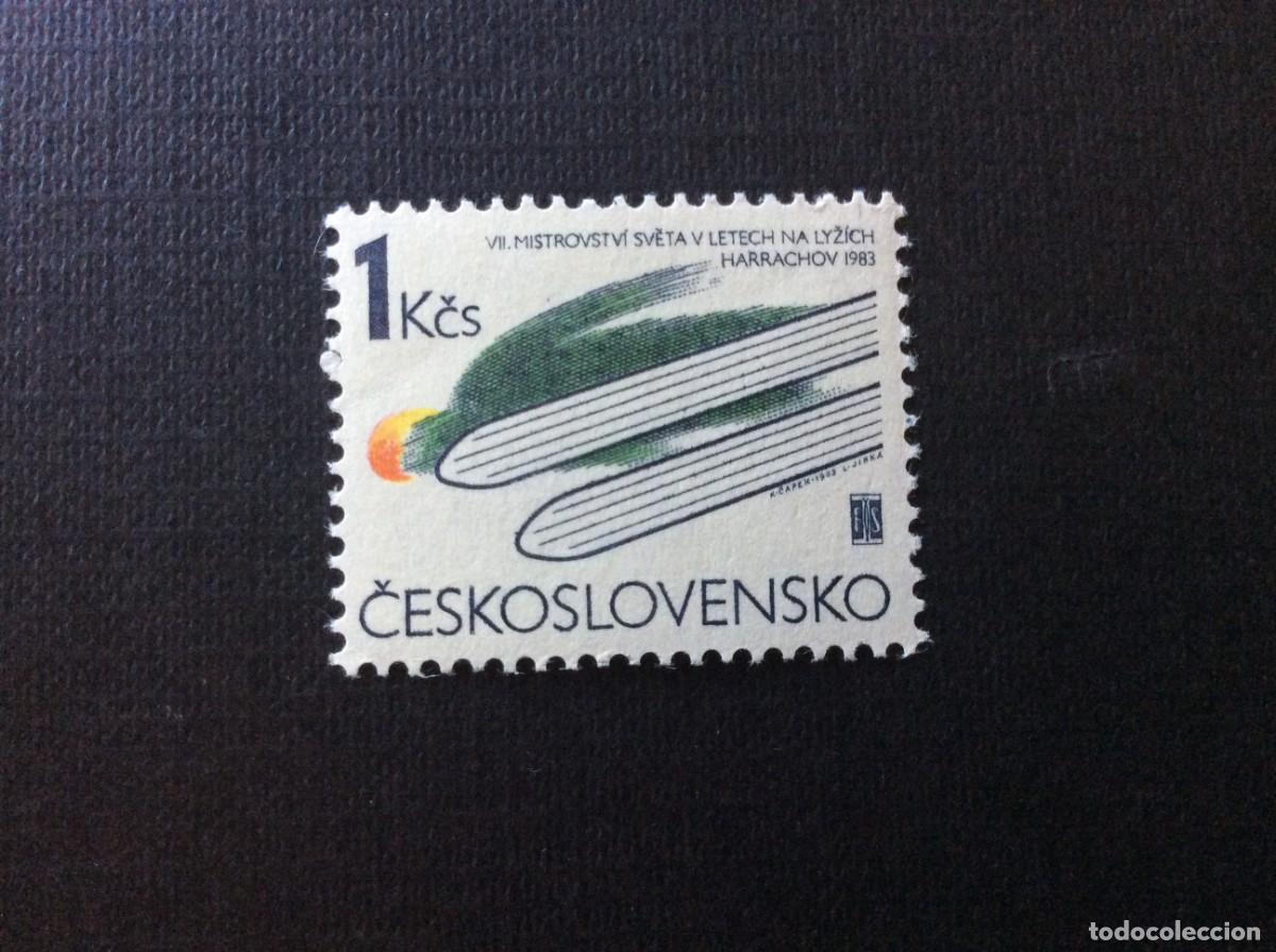 Sellos: CHECOSLOVAQUIA N&ordm; YVERT 2529*** A&Ntilde;O 1983. 7&ordm; CAMPEONATOS DEL MUNDO DE SALTOS DE ESQUI, EN HARACHOV
