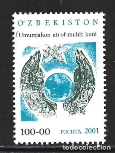 Timbres: UZBEKISTAN 220** - A&Ntilde;O 2001 - DIA DEL MEDIO AMBIENTE