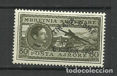 Selos: ALBANIA -1931-*-INAGURACION LINEA TIRANA- ROMA