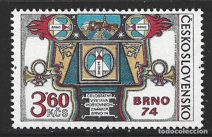 Stamps: CHECOSLOVAQUIA 2035** - A&Ntilde;O 1974 - BRNO 74, EXPOSICION FILATELICA NACIONAL