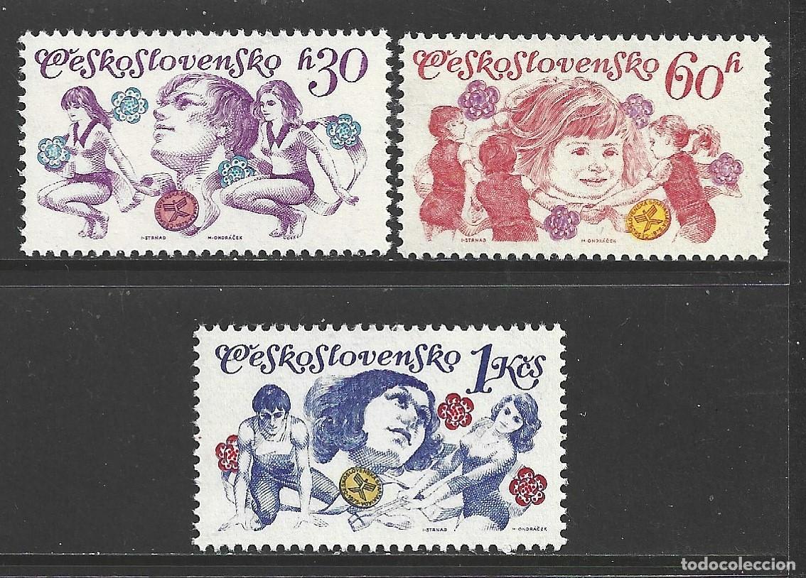 Briefmarken: CHECOSLOVAQUIA 2102/04** - A&Ntilde;O 1975 - JUEGOS DEPORTIVOS NACIONALES