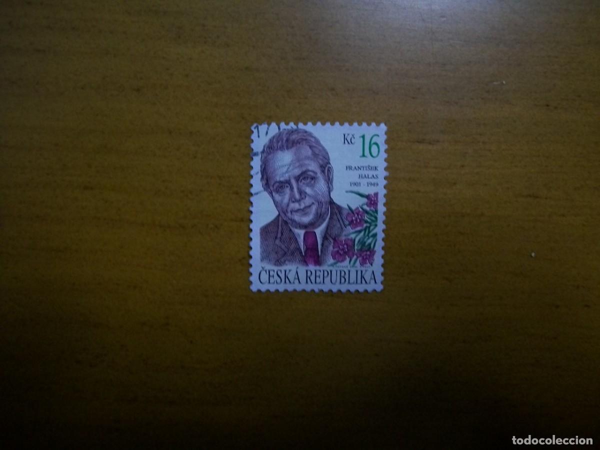 Sellos: 8.10/-REP&Uacute;BLICA CHECA-2001-16 kr. EN USADO/&ordm;/