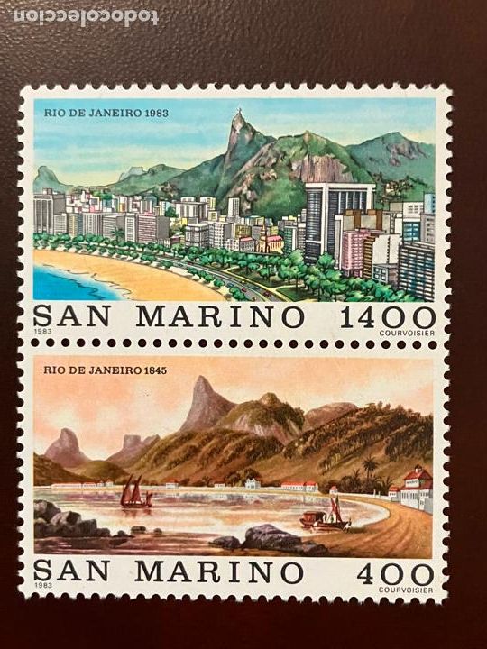 Selos: San Marino - Ciudades del Mundo - R&iacute;o de Janeiro 1845 1983