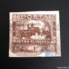 Sellos: 24 OLD STAMPS OF CZECHOSLOVAKIA (CHECOSLOVAQUIA). CONDITION AS SEEN IN THE PICTURE.