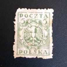 Sellos: 17 OLD STAMPS OF POLAND (POLONIA) - DIFFERENT YEARS. CONDITION AS SEEN IN THE PICTURE.