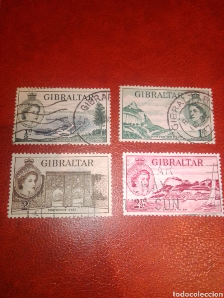 Sellos: Gibraltar Isabel II ..... - Foto 1