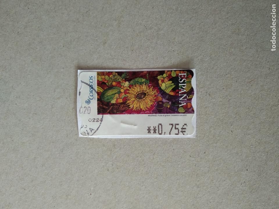 Timbres: SELLO CORREOS ESPA&Ntilde;A MEL&Eacute;NDEZ FRUTAS Y GIRASOL SAMMER GALLERY