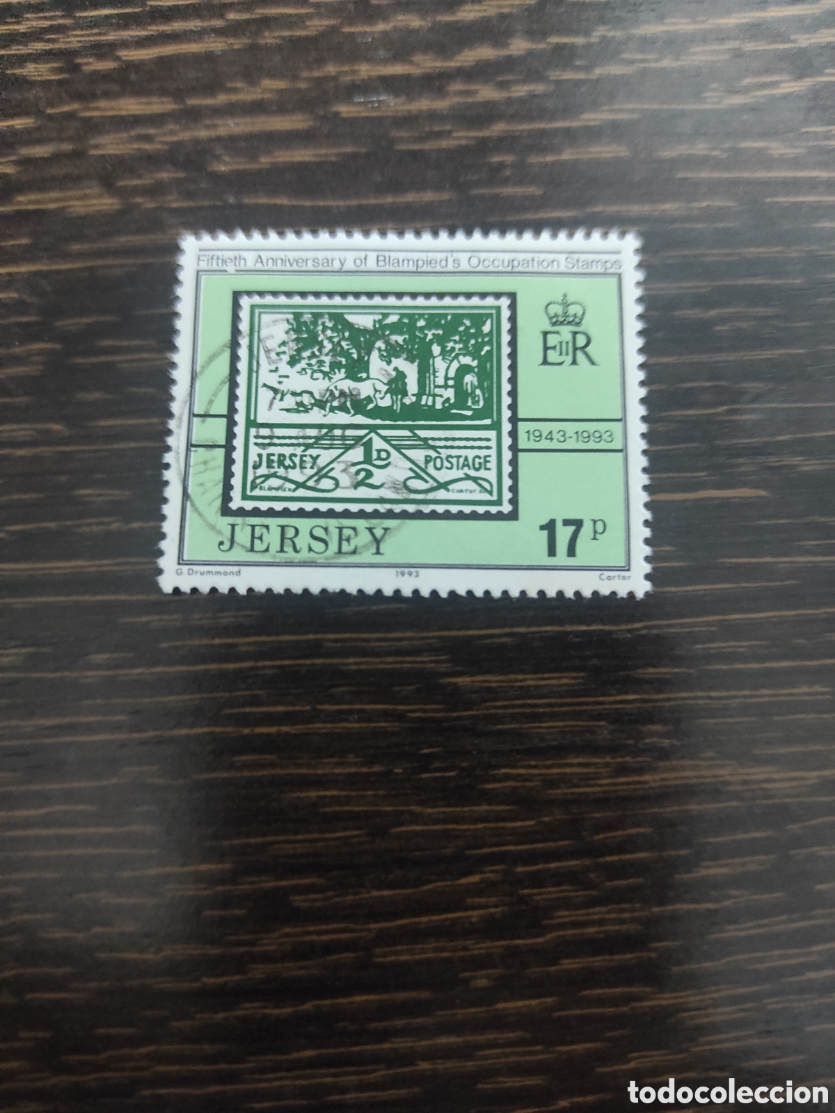 Sellos: Sellos Jersey 1993 USADO - Foto 1
