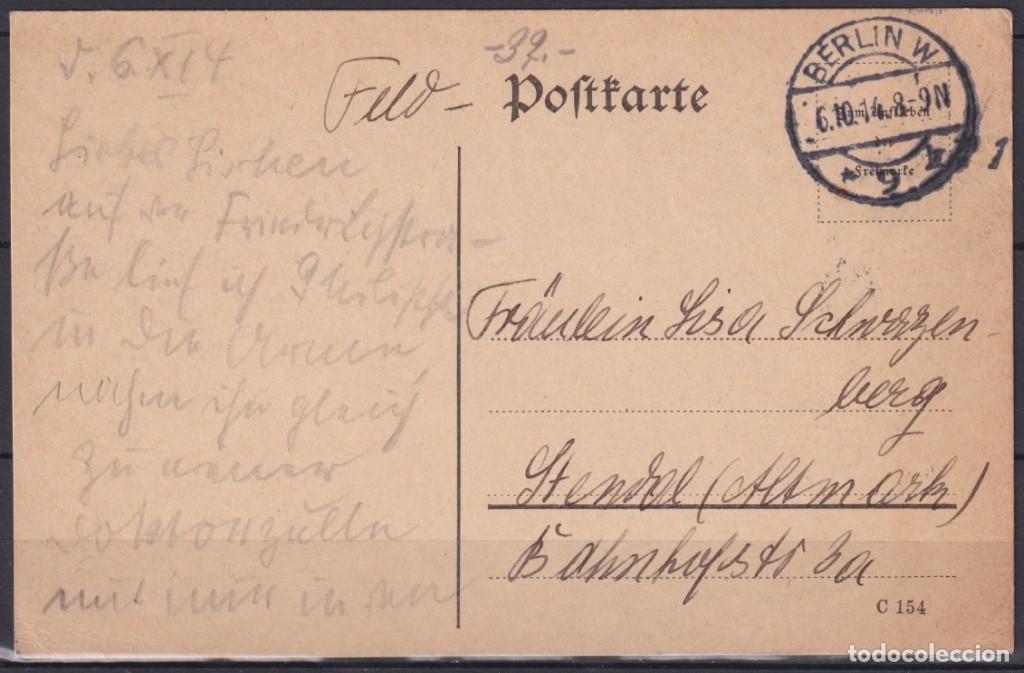 Francobolli: F-EX45910 GERMANY WWI FELDPOST 1914 BERLIN CARD.